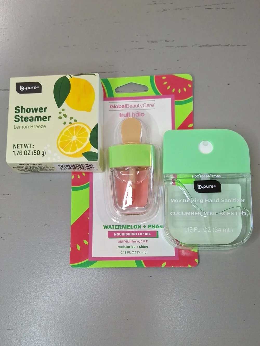 Assorted Citrusy Beauty & Bath Accessory Bundle